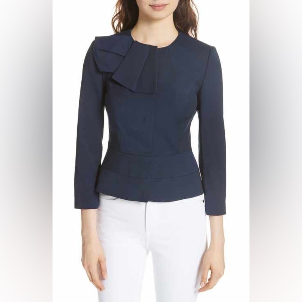 Ted Baker Rayal Bow Neck Peplum Jacket (105)